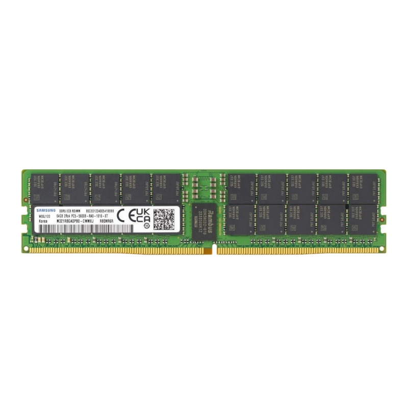 Samsung M321R8GA0PB0-CWMCJ 64GB DDR5-5600 ECC RDIMM Server Memory Module